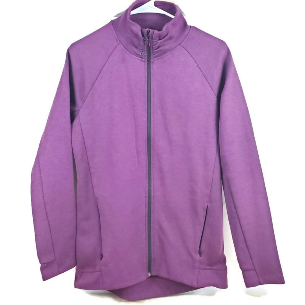 Purple Kirkland Womens Zip Up Jacket Medium EUC